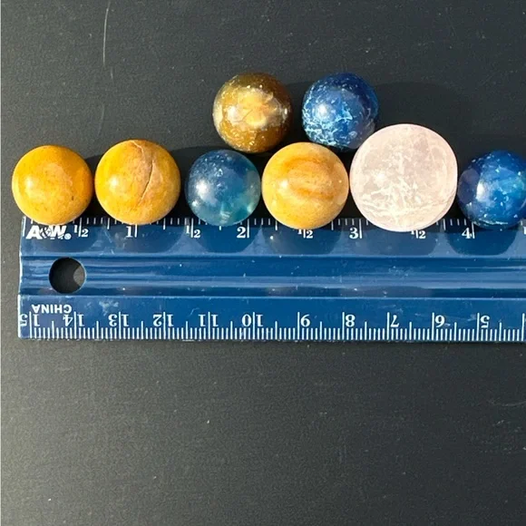 Colorful Stone Sphere Set - Picture 12 of 16